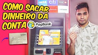 Como SACAR DINHEIRO do PAGBANK  PAGSEGURO Banco24Horas [upl. by Eiramasil]