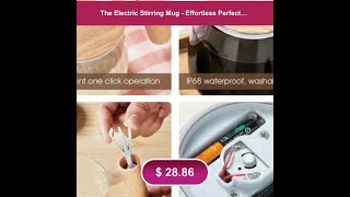 The Electric Stirring Mug  Effortless Perfection in Every Sip [upl. by Anaerda]