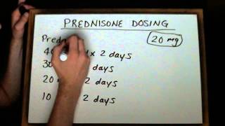 Community Pharmacy Prescriptions II Prednisone Dosing [upl. by Esirahc]