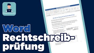 Word Rechtschreibprüfung  Word Fehler korrigieren  Word Übung 19 [upl. by Gerardo668]