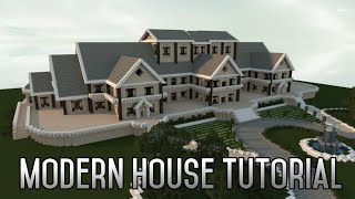 Minecraft Insane Modern House Tutorial Part 23 XboxPC 2015 FINALE [upl. by Harned]