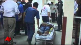 Raw Video Hundreds Dead in Cambodia Stampede [upl. by Ecikram]