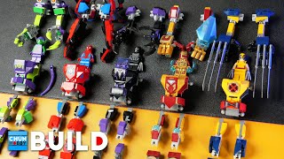 LEGO Speed Build Marvel Mech Armor Collection 2022  LEGO Marvel Super Heroes  Beat Build [upl. by Irovi]