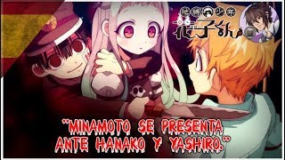 JIBAKU SHOUNEN HANAKOKUN MINAMOTO SE PRESENTA ANTE HANAKO Y YASHIRO DOBLAJE ESPAÑOL [upl. by Geneva829]