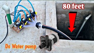 Experiment on Four DC water pumps to creat the most powerful 12V pump technology [upl. by Zeiler]