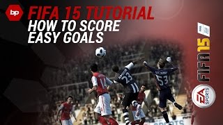 FIFA 15 TUTORIAL  How to score EASY GOALS  How to beat the goalkeeper  Finishing Tutorial [upl. by Oeram]