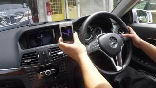 Mercedes Benz E Coupe W207  Wireless mirror link [upl. by Sarnoff]