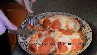 Breadless Chicken Pizza  Keto Recipes with Pirate Chef [upl. by Nollahp]