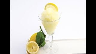 Granita Siciliana al limone RICETTA SENZA GELATIERA [upl. by Airamalegna]