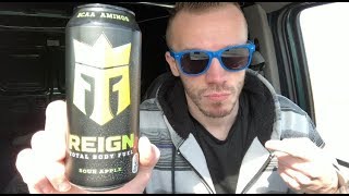 BETTER THAN BANG New Reign Energy Drink Review Monster Energy Total Body Fuel  Sour Apple [upl. by Hafler]