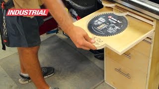 How To Build A Plywood Table Saw Storage Cabinet Using Amana Tool CNC Router Bits and Saw Blades [upl. by Heather]