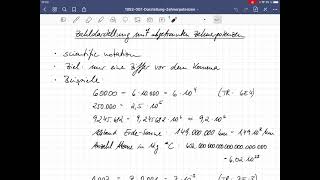 Mathe 10 Zahldarstellung mit abgetrennten Zehnerpotenzen [upl. by Oirottiv]