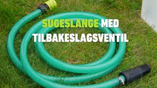 Sugeslange med tilbakeslagsventil  Spyl der du er  AVA of Norway [upl. by Ahsieit690]