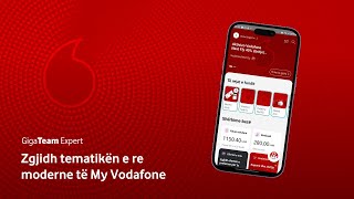 Tematika e re moderne e My Vodafone App  GIGATEAM [upl. by Ecirtaeb]