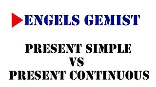 Present Simple vs Present Continuous [upl. by Leff]