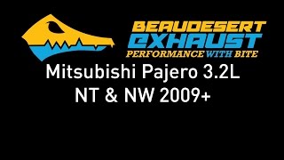 Beaudesert Exhausts Mitsubishi Pajero 32L NTNW [upl. by Ennyrb]