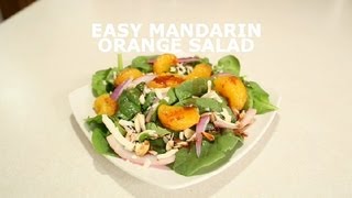 Easy Mandarin Orange Salad  Salads [upl. by Yelrahs]