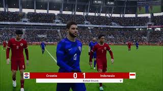 Croatia VS Indonesia  FULL SUPPORTER CROATIA I PC 4K60 [upl. by Ettennaej]