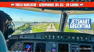 ✈️ ATERRIZAJE EN AEROPARQUE 😍 VUELO DESDE BARILOCHE  JETSMART ARGENTINA 🇦🇷 [upl. by Gromme452]