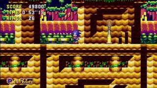 Sonic CD Collision Chaos Zone 1 Good Future Walkthrough 1080 HD [upl. by Riegel]