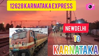 12628 Karnataka express newdelhi to ksr Bangalore for more videos subscribe my channel [upl. by Sanjiv]