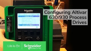 Configuring Altivar 630930 Process Drives for Local HMI Keypad Control  Schneider Electric Support [upl. by Kemme]