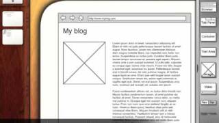 iMockups for iPad Create quick wireframes and mockups for your web iPhone and iPad app projects [upl. by Downey]