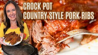 Crock pot Country Style Pork Ribs [upl. by Theobald705]