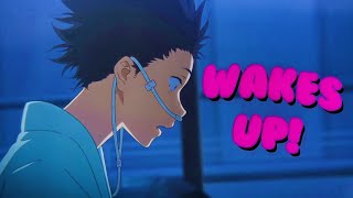 A Silent Voice  Shoya Wakes Up In Hospital Scene ENGLISH DUB [upl. by Jules]