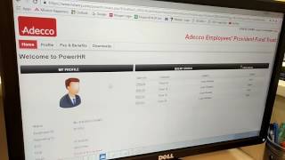 How to check pf balance of adecco trust [upl. by Assilak]