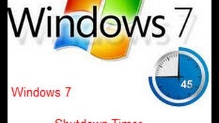 HOW TO SET SHUTDOWN TIMER IN WINDOWS 7 WITHOUT SOFTWARE [upl. by Meela]