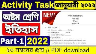 Model activity task history class 8 part 1 in 2022  class 8 history model activity task in January [upl. by Nydroj]