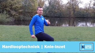 Hardlooptechniek  knie inzet beter hardlopen [upl. by Nnahgem]