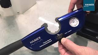 How to clamp ER Collet Chucks with HAIMER Torque Master and correct torque [upl. by Nlycaj788]