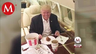 Hamburguesas malteadas y galletas la dieta de Trump [upl. by Martita]