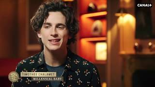 Timothée Chalamet speaks French with English subtitles in quotMillennial Babyquot [upl. by Carita]