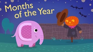 Months of The Year for Kids  Learn 12 Months of the Year  Kids Academy [upl. by Euf]