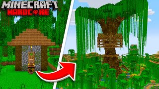 I Transformed a JUNGLE VILLAGE in Minecraft Hardcore [upl. by Jackie]