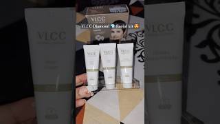 VLCC Diamond Facial Kit Get The Parlour Like GLOW✨ facial at home 🤩short youtubeshorts facial [upl. by Kerns]