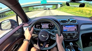 2023 Bentley Bentayga Azure V8 EWB First Edition  POV Test Drive Binaural Audio [upl. by Nur120]