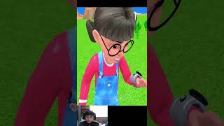 Scary Teacher 3D vs Squid Game Become Superhero Escape Cage Challenge Granny Loser shortvideo [upl. by Anomahs]