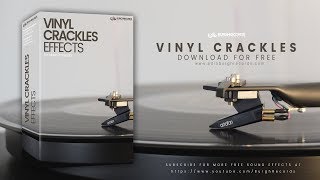 Vinyl Crackling Sound Effect Free Download [upl. by Yauqram]