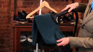 How to Remove Wrinkles from a Cashmere Sweater  Fashionable Men [upl. by Asenav]