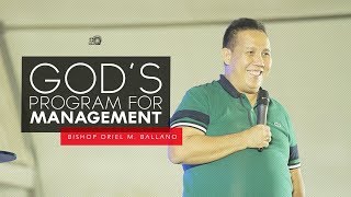 Gods Program for Management by Bishop Oriel M Ballano [upl. by Darach]