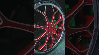 Jaguar FPace SType Brake calipers wheels Paint And Vinyl Wrap [upl. by Airdnaed934]