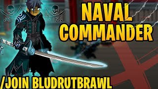 AQW  Naval Commander Class in JOIN BLUDRUTBRAWL Gameplay [upl. by Okimik160]