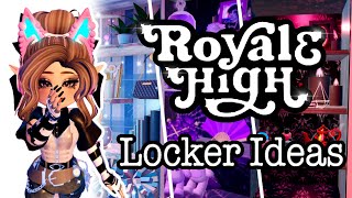 Locker Ideas Based On Your ELEMENT  Royale High Campus Three [upl. by Omor]