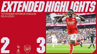 EXTENDED HIGHLIGHTS  Tottenham Hotspur vs Arsenal 23  Saka amp Havertz on target  Premier League [upl. by Neirbo716]