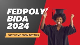 Federal Polytechnic Bida Post UTME for ND 20242025 [upl. by Oringas]