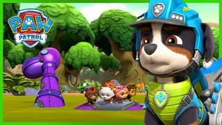 PAW Patrol Dino Redding redt Kitty Cats van een robotdinosaurus  PAW Patrol Nederlands [upl. by Nirot]